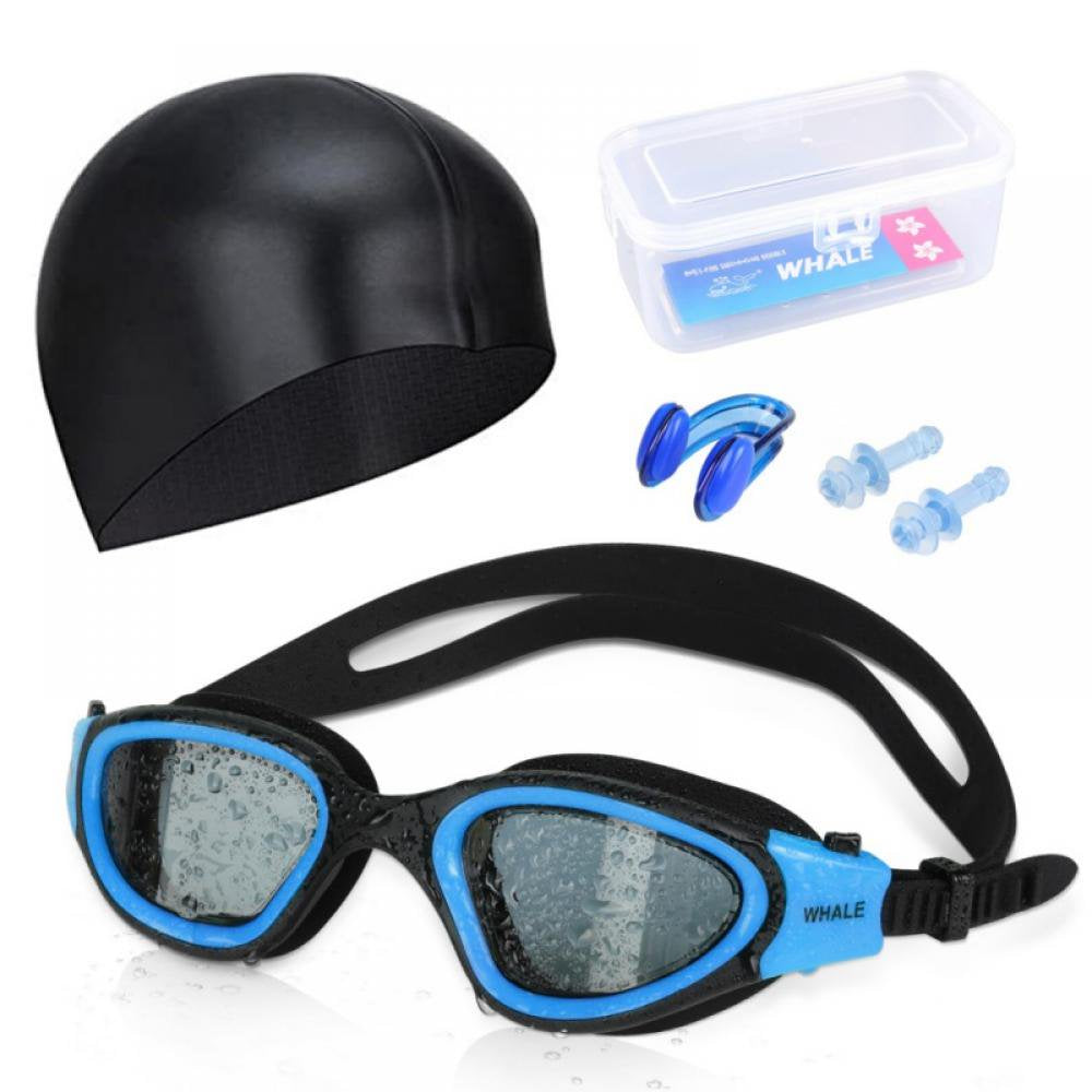 Best!Swimming Eyeglasses Swim Cap, Professional Swim Goggles anti Fog UV Protection No Leaking for Adult Men Women Kids
