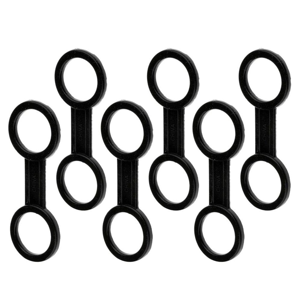 6 Pieces Snorkel Keeper - Universal Scuba Diving Double Loop Breathing Tube Buckle Clip - Sturdy and Durable Use