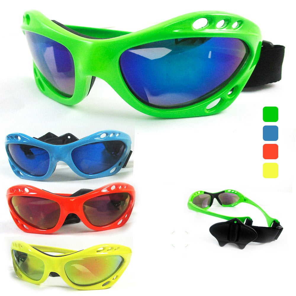 1 Kitesurfing Kiteboarding Men Sunglasses Sport UV400 Fashion Shades Wrap Neon