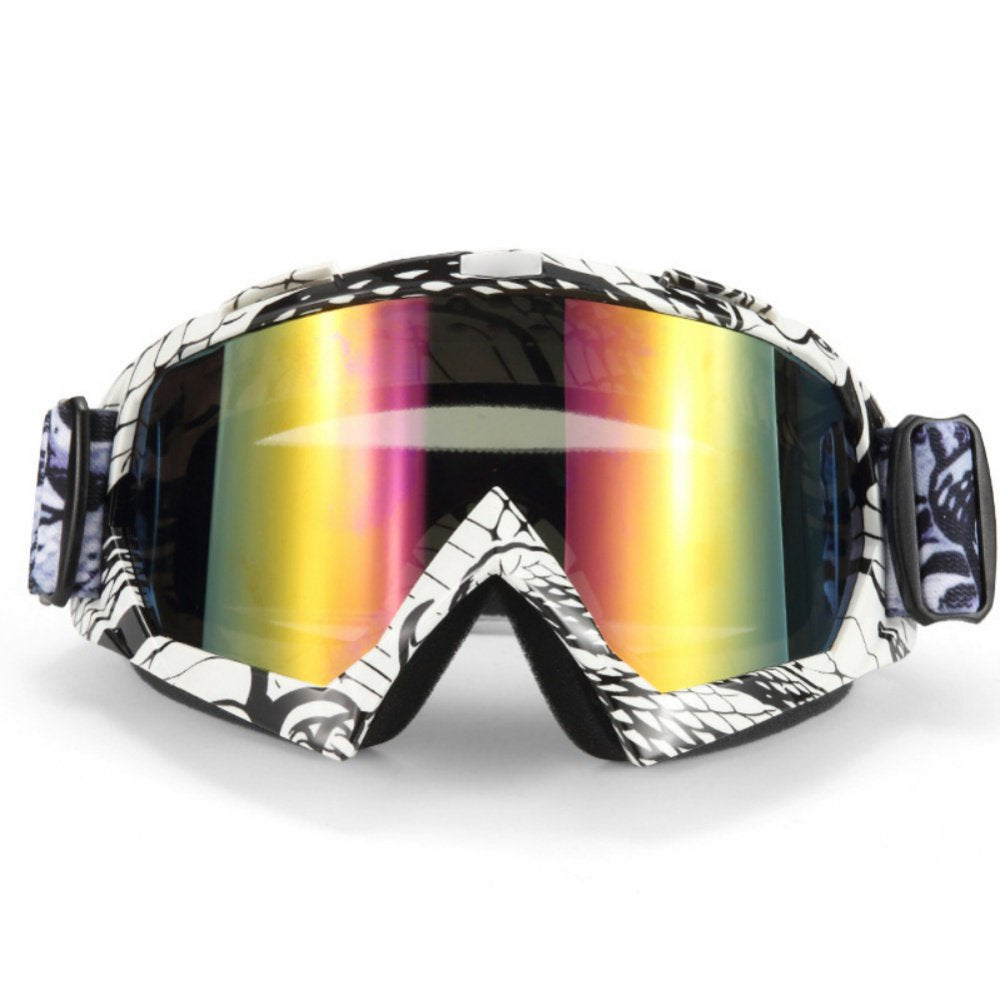 Adult Motorcycle Motocross Goggles Windproof anti UV OTG ATV Dirt Bike MX Offroad Racing Glasses for Women Men