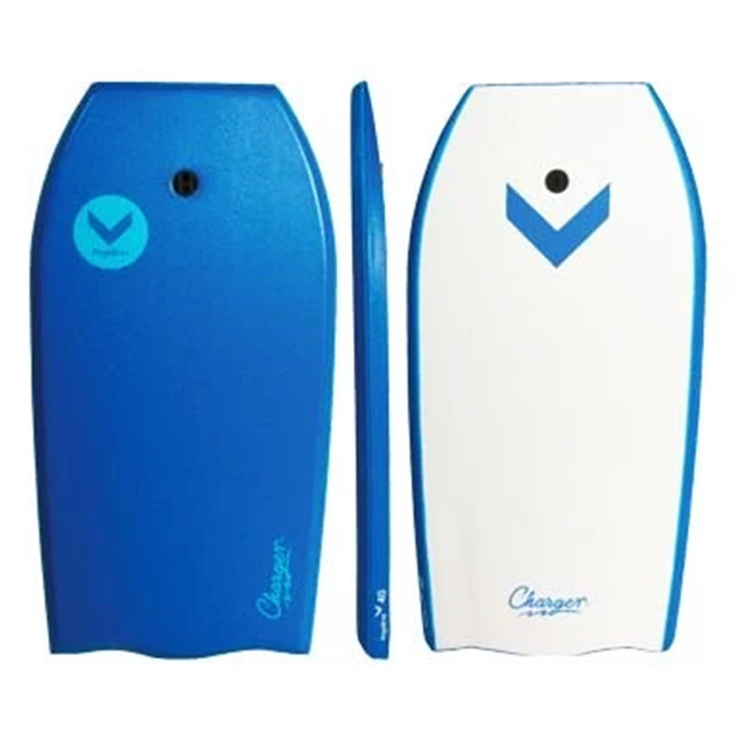 Hydro Charger 42 EPS Bodyboard with leash - Blue deck/ Blue rails / White bottom