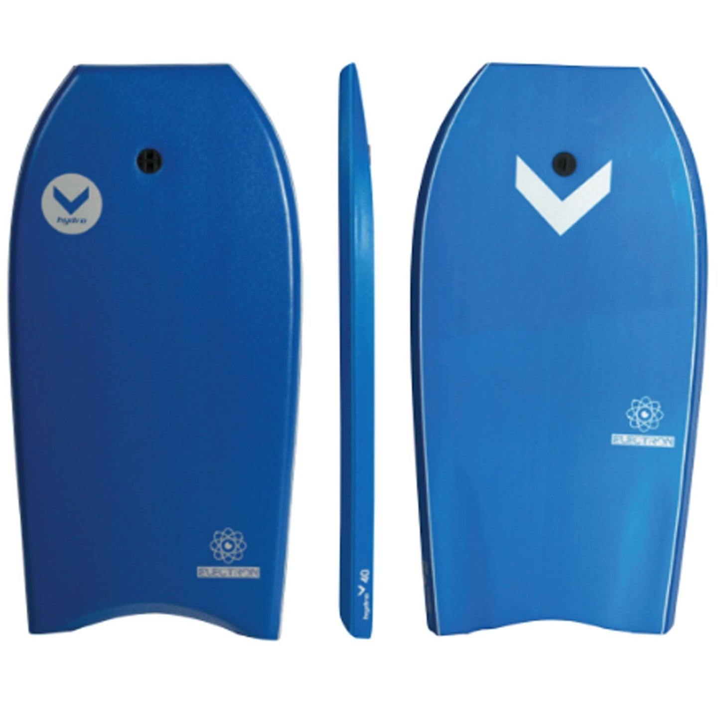 Hydro Electron PE 38 Bodyboard with Leash - PRP/PRP/BU