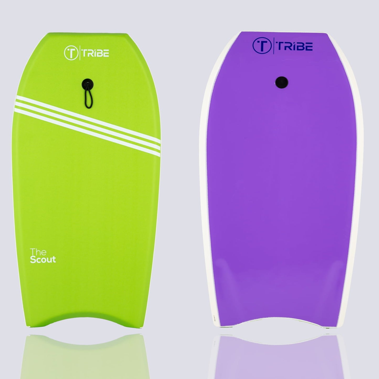 Tribe Scout 39' Bodyboard-Apple GreenWhitePurple
