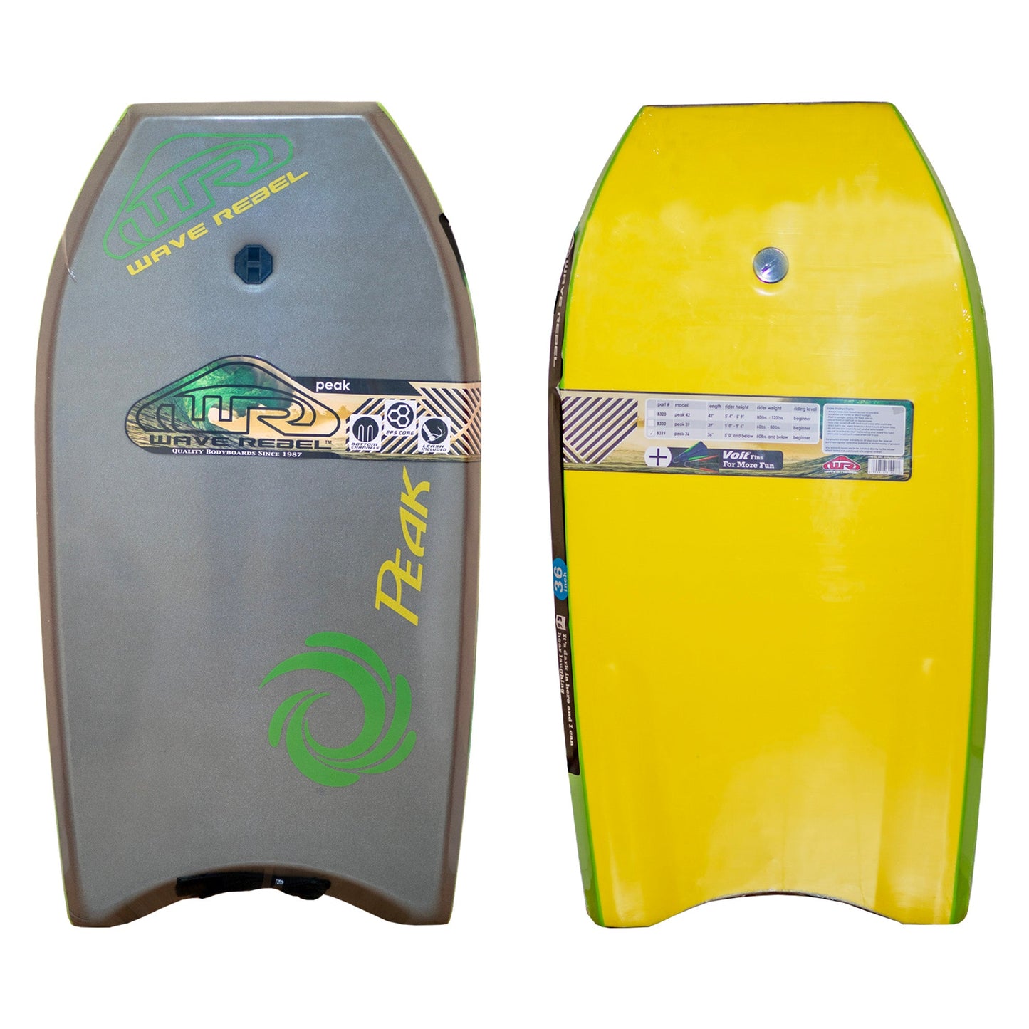 Wave Rebel Peak 36" Bodyboard