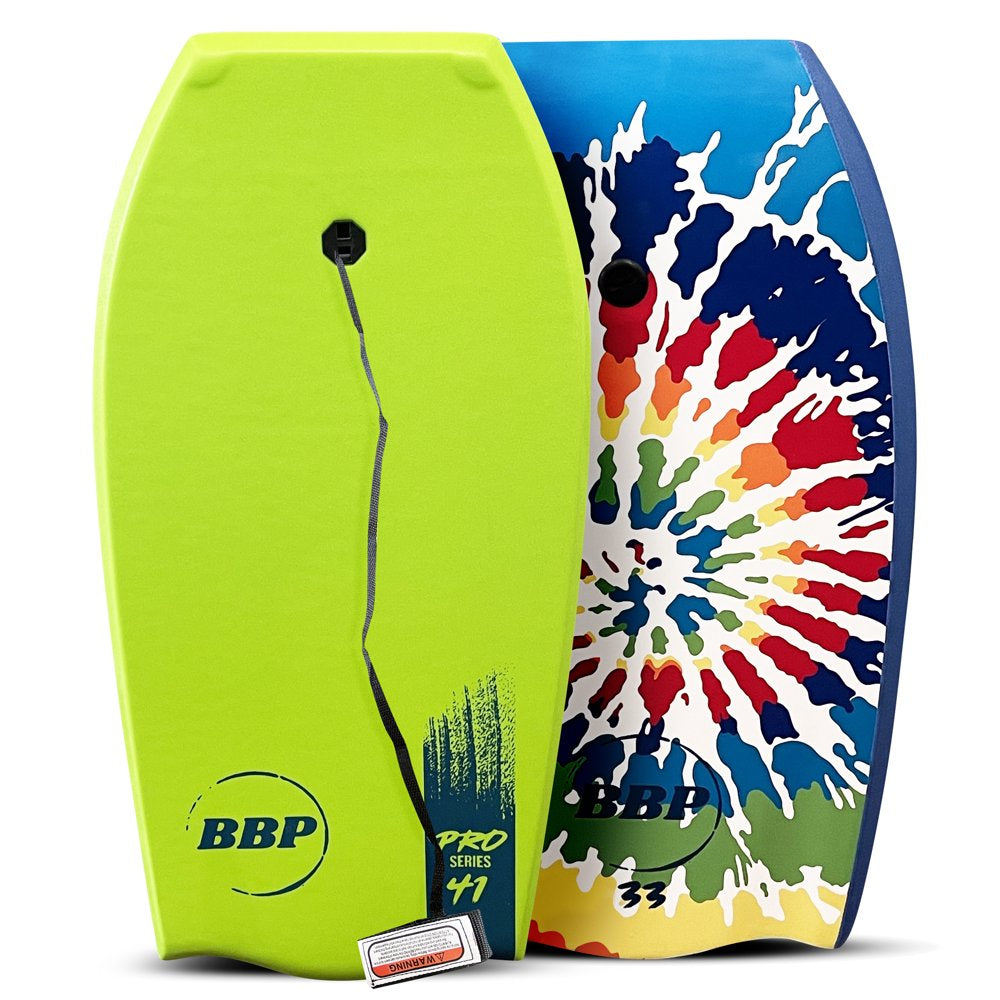 Back Bay Play Pro Series 41" Lightweight Body Board Surfing W/ Leash EPS Core, Kids and Adults