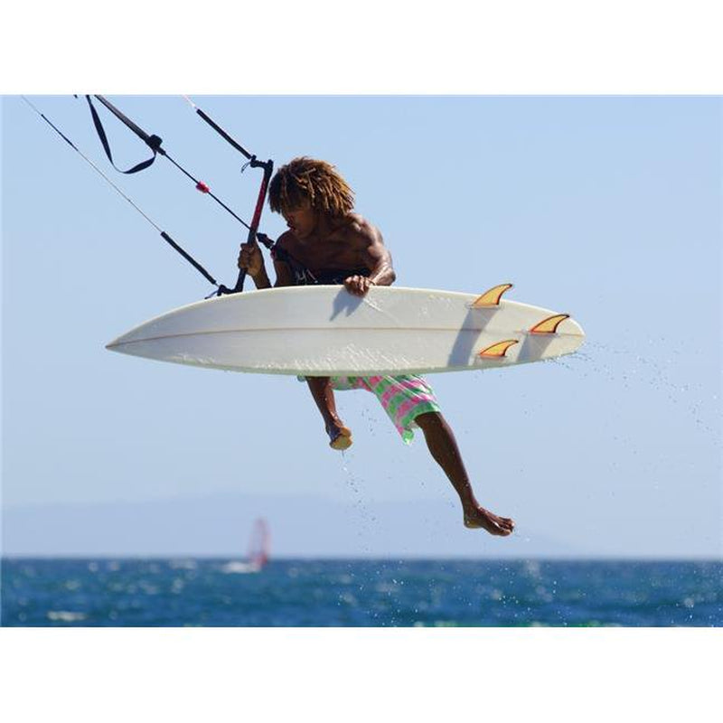 Man Kitesurfing Poster Print, 32 X 24