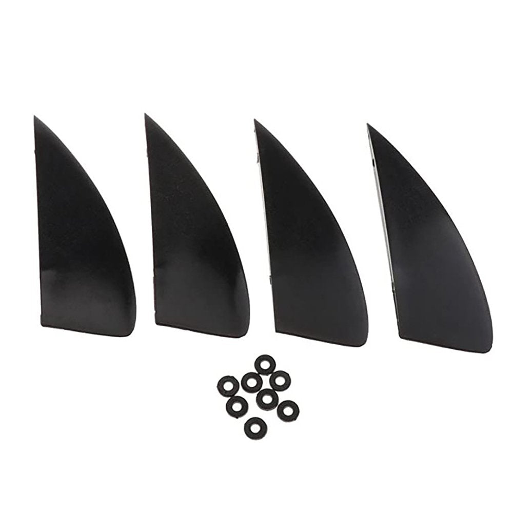 CAROSOATO 4Pcs/Set Fin for Kiteboarding Fin Kitesurfing Kite Board Flyling Surfing Board Fin Accessories