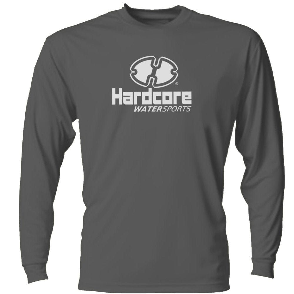 Hardcore Men'S Long Sleeve Loose Fit Rash Guard Surf Shirt Water Sports Swimwear