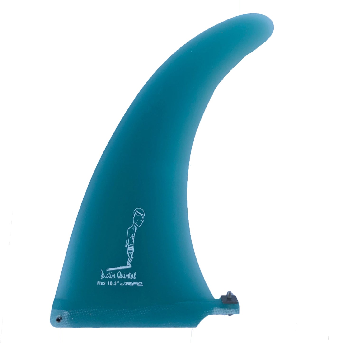 Rainbow Fin Co. Justin Quintal Flex 10.5" Longboard Surfboard Fin
