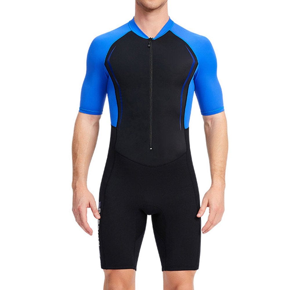 Men'S Wetsuits 1.5Mm Neoprene Back Zip Shorty Suits Adults Surfing Canoeing Snorkeling Scuba Diving Suits