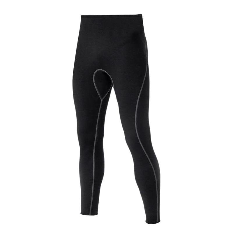 Mens Neoprene Wetsuit Pants Water Sports Snorkeling Fishing Diving Surfing Canoeing Tight Trousers - Black, M