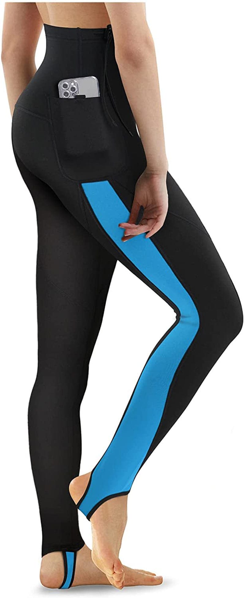 Nebility Women'S Wetsuit Pants 2Mm Neoprene Snorkeling Leggings for Workout Swimming Surfing Canoeing Diving with Pocket
