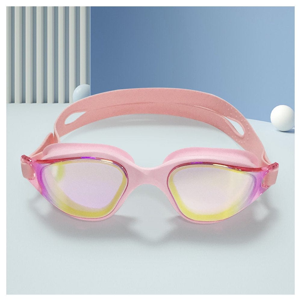 Waterproof Swimming Goggles No Leakage You Can Swim Freely without Distractions Black Silver Plating