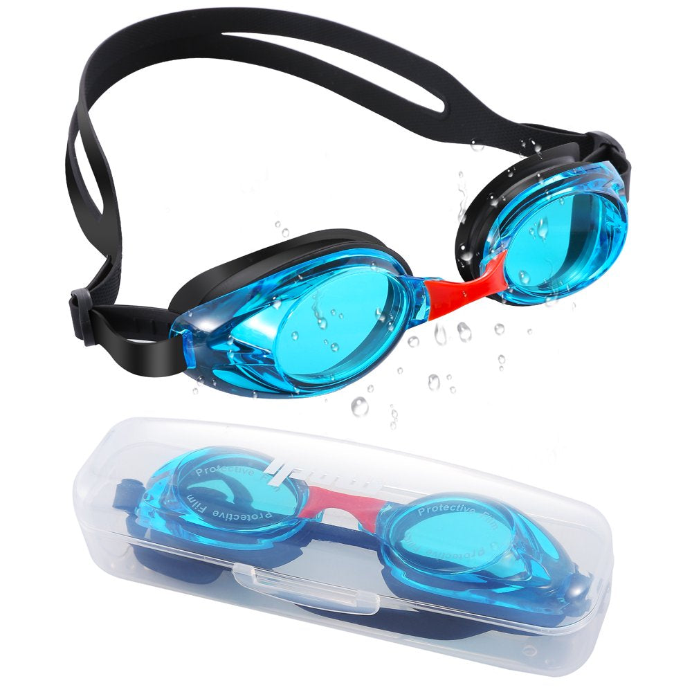 IPOW Blue Pool and Water Polo and Diving and Triathlon and Swimming Sport Goggles