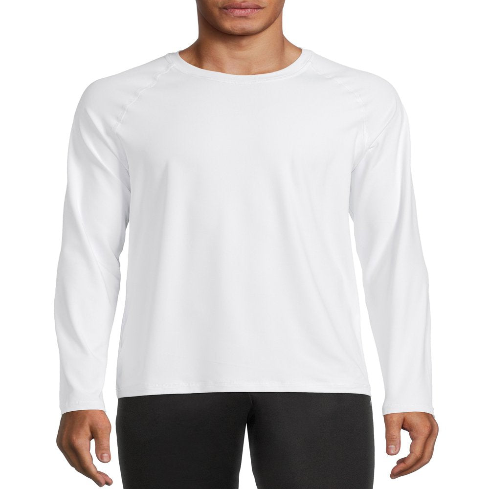 George Men'S and Big Men'S Long Sleeve Rash Guard, up to Size 5XL
