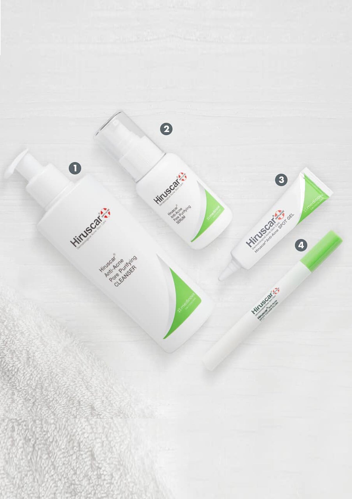 [HIRUSCAR] Anti-Acne Full Skincare Range | Reduce Pimple and Inflammation