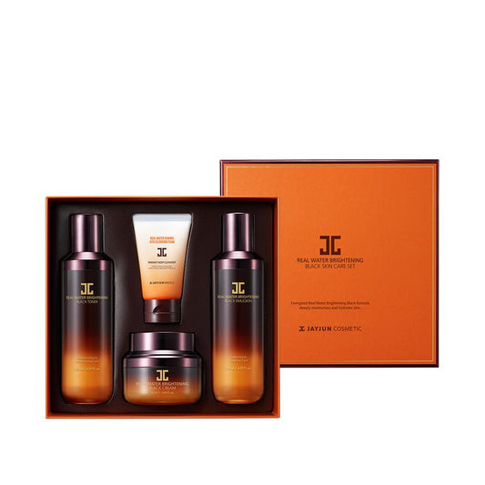 Real Water Brightening Black Skin Care Set
