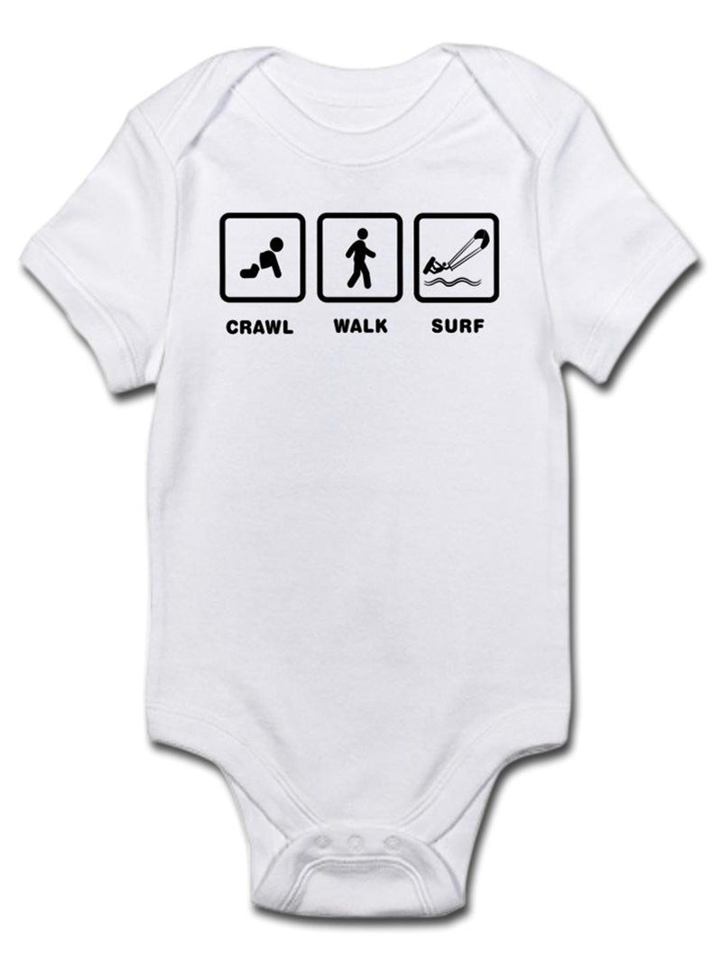 Cafepress - Kitesurfing Infant Bodysuit - Baby Light Bodysuit