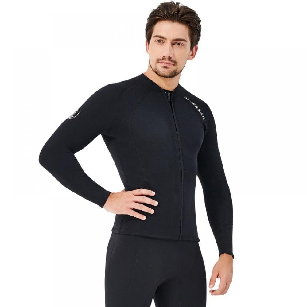 2Mm Professional Men and Women Wetsuit Split Top Thickened Warmth Deep Diving Snorkeling Surfing Suit Swimsuit