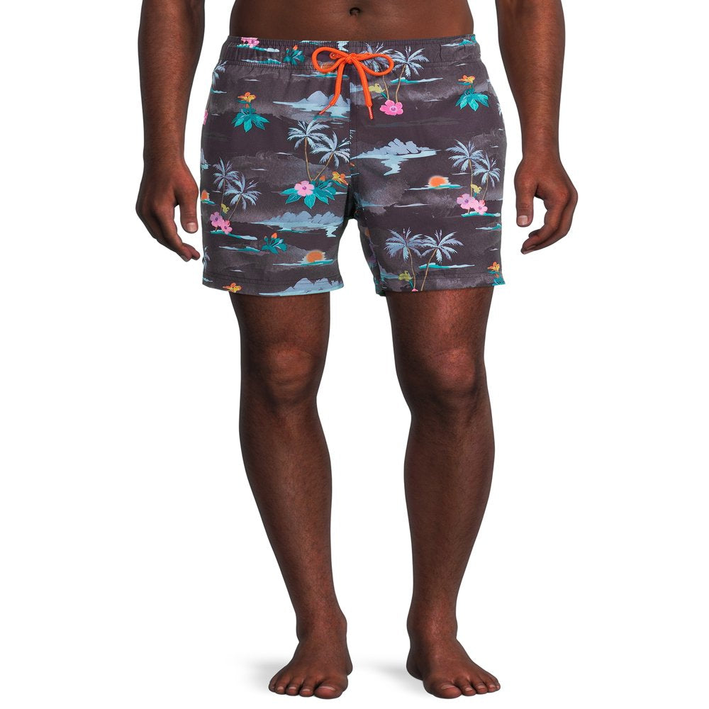 George Men'S and Big Men'S Novelty Swim Trunks, Sizes up to 5XL