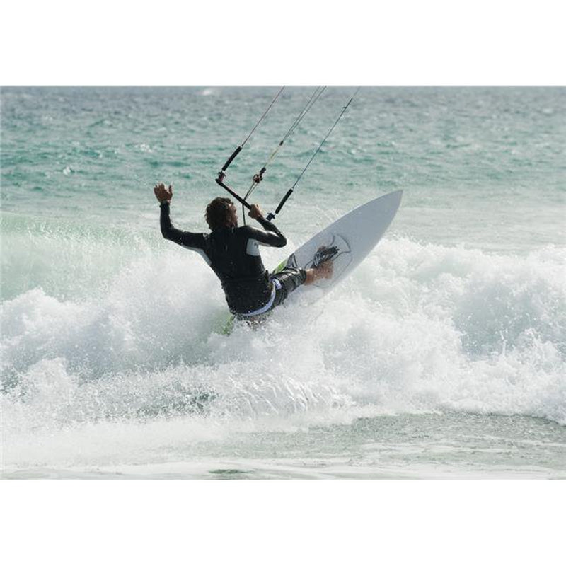 Posterazzi DPI1876941 a Man Kitesurfing at Punta Paloma Beach - Tarifa&#44; Cadiz&#44; Andalusia&#44; Spain Poster Print&#44; 18 X 12