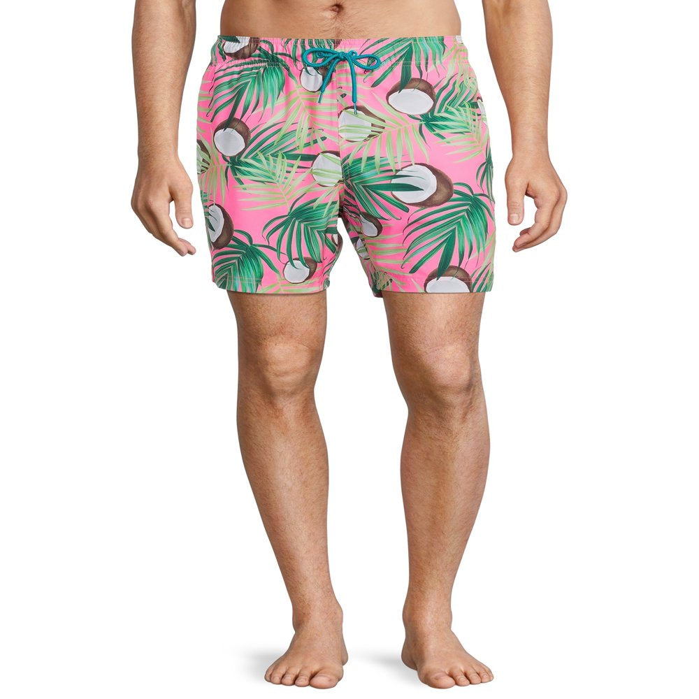 George Men'S and Big Men'S Novelty Swim Trunks, Sizes up to 5XL
