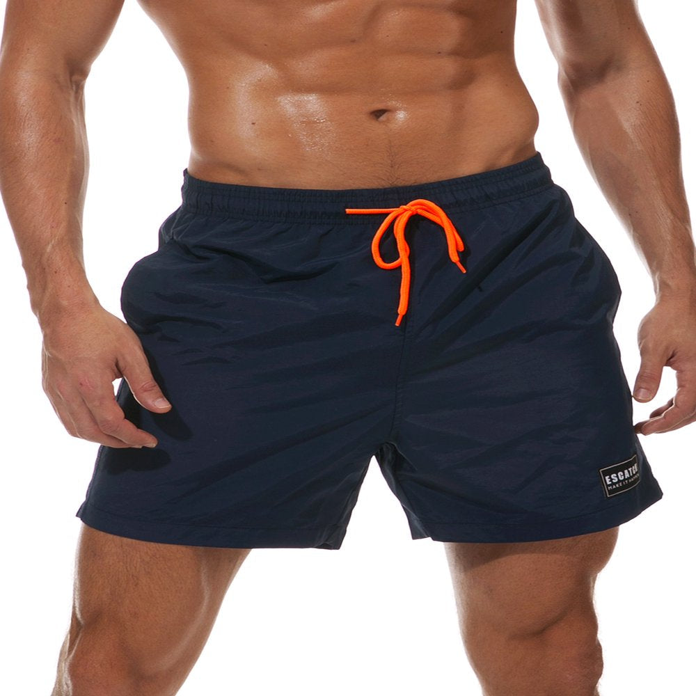 New Men Swim Trunks Shorts Pants Board Shorts Boardshorts Swimwear Swimsuit Beachwear Casual Surfing Swimming Bathing Suit Quick Dry Summer Green XS