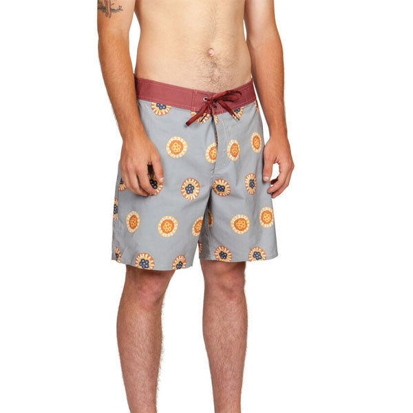 Brixton - Mitchell Trunk Board Shorts - Flint Grey SALE