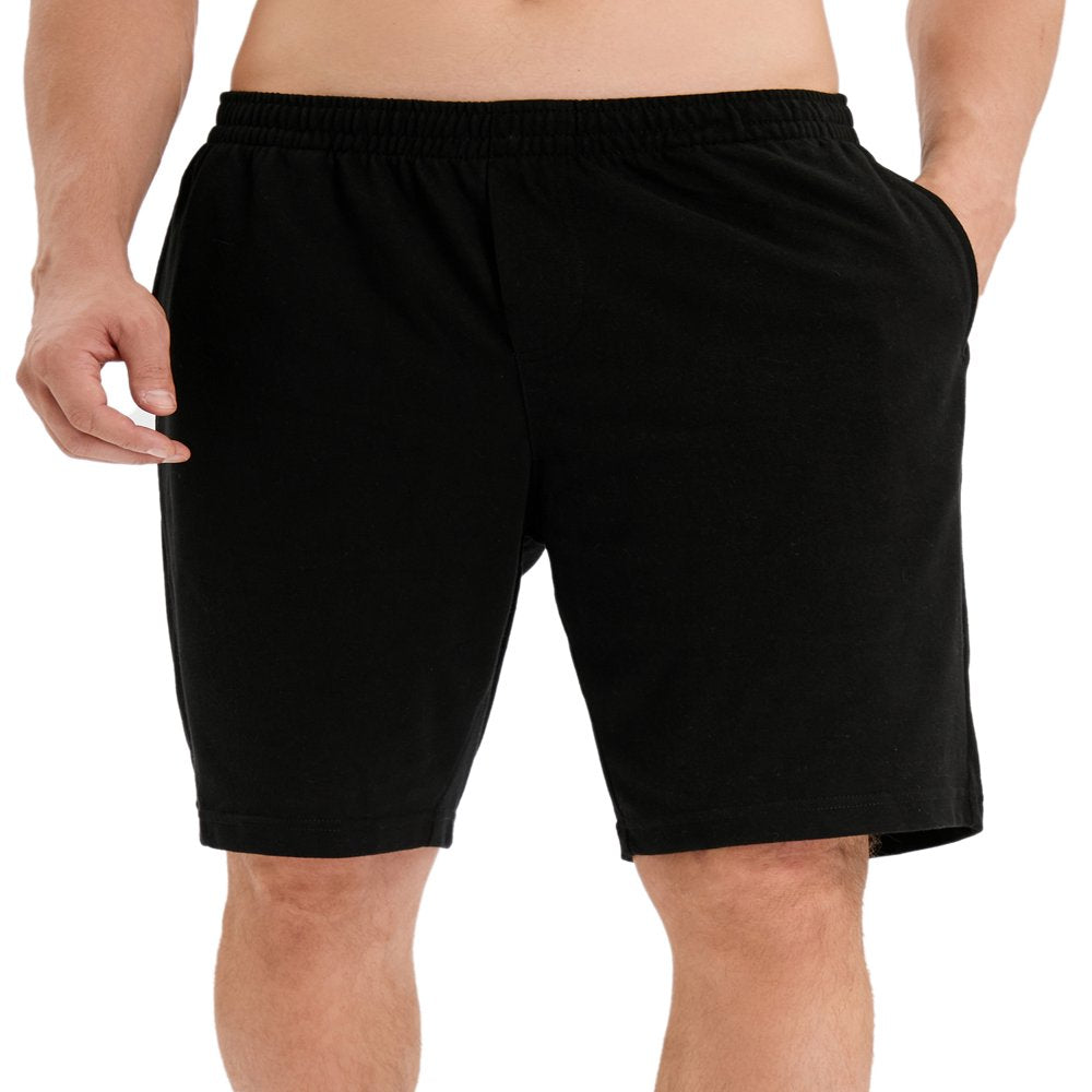 LELINTA Mens Quick Dry Shorts Sports Gym Football Short Boardshorts Casual Running Gym Athletic Fitness Swim Trunks Training Shorts Swimwear Swimsuit Beachwear, Black, S-3XL