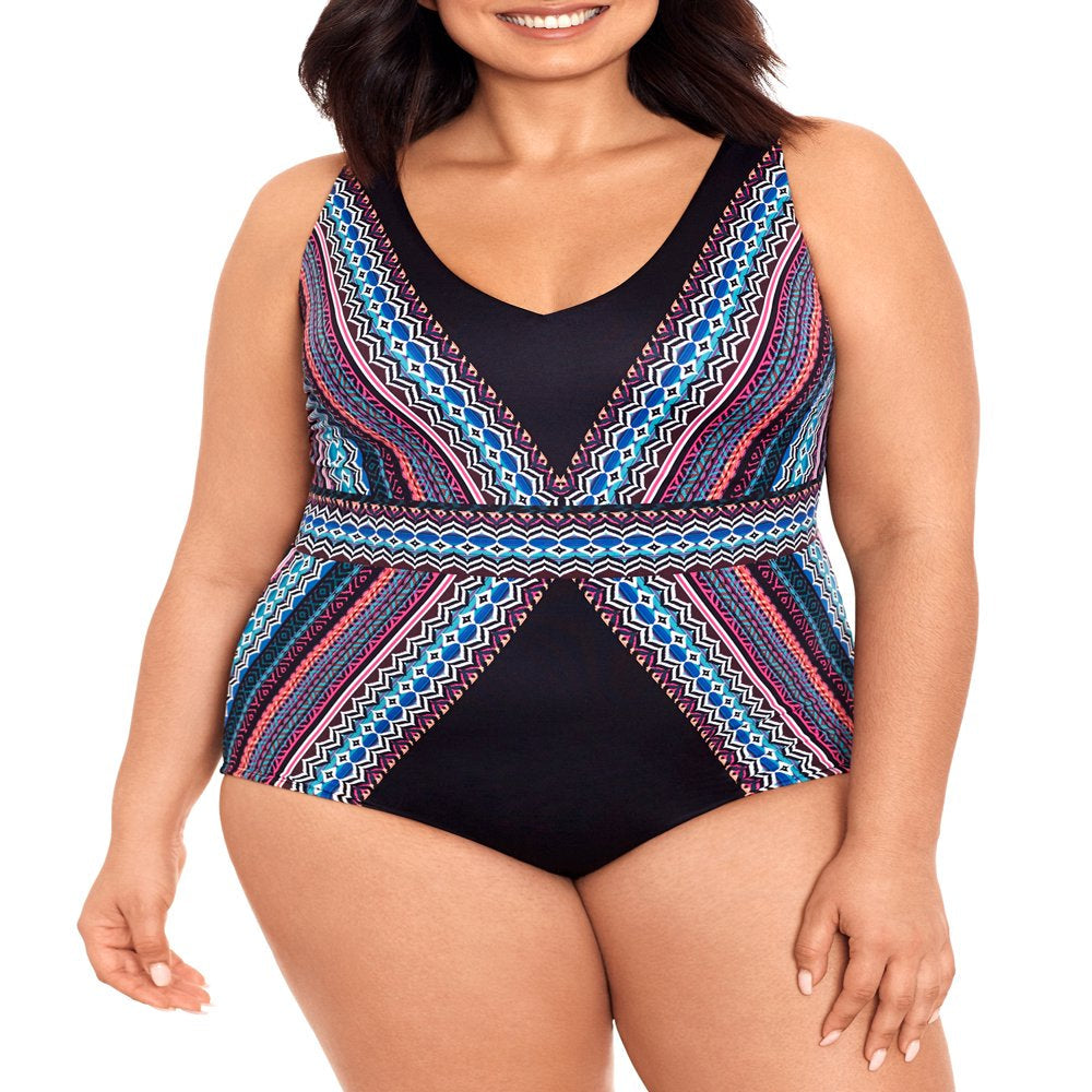 Embrace Your Curves Women'S and Women'S plus Georgia Swim 1PC