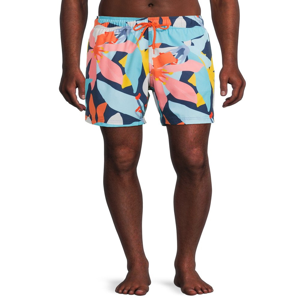 George Men'S and Big Men'S Novelty Swim Trunks, Sizes up to 5XL