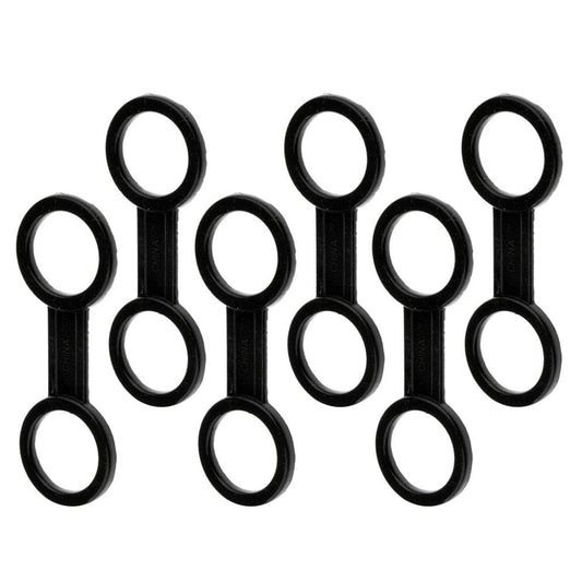 6 Pieces Snorkel Keeper - Universal Scuba Diving Double Loop Breathing Tube Buckle Clip - Sturdy and Durable Use