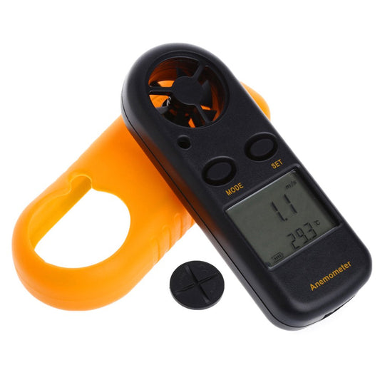 HESITONE GM816 Mini Digital Anemometer Wind Speed Temperature Tester for W/Lcd Backlight