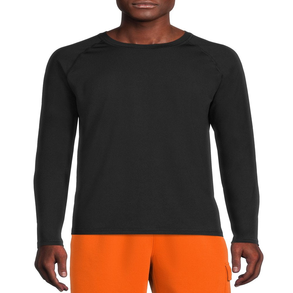 George Men'S and Big Men'S Long Sleeve Rash Guard, up to Size 3XL