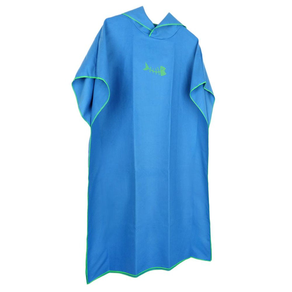 Watersports Surf Poncho Wetsuit Change Robe Towel with Beach Change - Blue