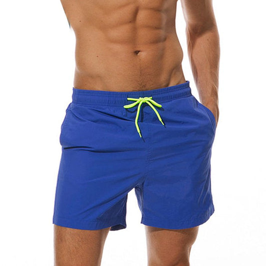 Mens Swim Shorts Trunks Pants Board Shorts Boardshorts Swimwear Swimsuit Beachwear Casual Surfing Swimming Bathing Suit Quick Dry Summer Dark Blue S