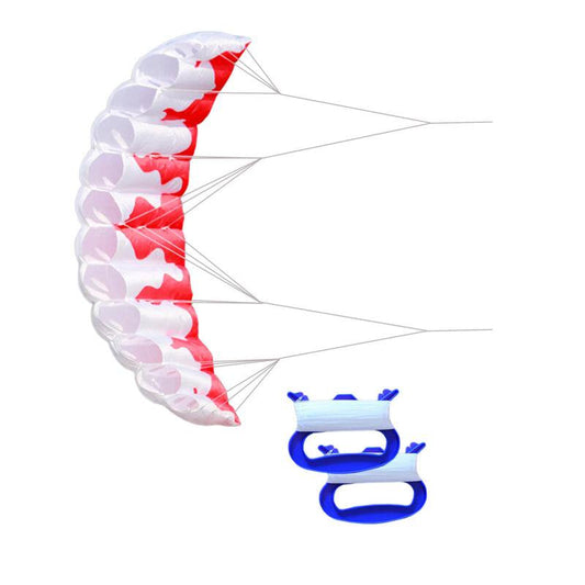 Lightweight Kitesurfing Trainer Kite, Adults Older Kids Beach Summer Stunt Power Kites Flying Wing outside Toys Outdoor Sport