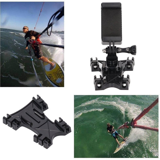Amonsee Camera Accessories,Kiteboarding Line Holder Adapter,Kitesurfing Kite Line Mount Kit 360 Degree Rotation Kiteboarding Line Holder Adapter for Hero Camera Series
