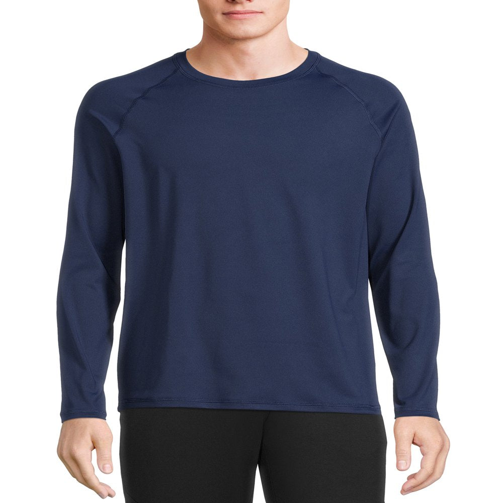 George Men'S and Big Men'S Long Sleeve Rash Guard, up to Size 5XL