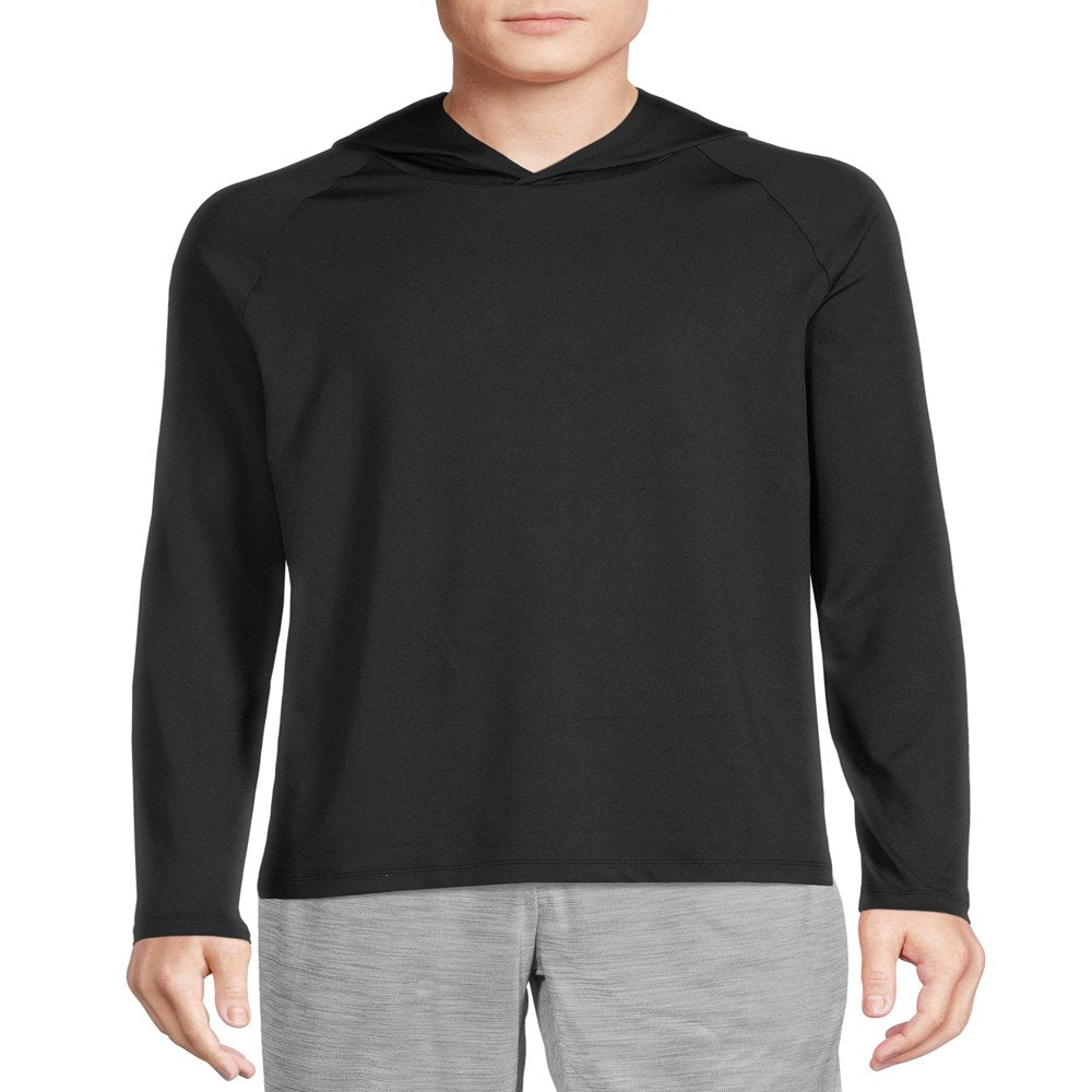 George Men'S and Big Men'S Long Sleeve Hooded Rash Guard, up to Size 3XL