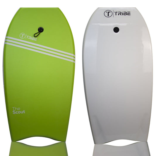The Scout Bodyboard 36' by Tribe Boards - Apple Green / White / White