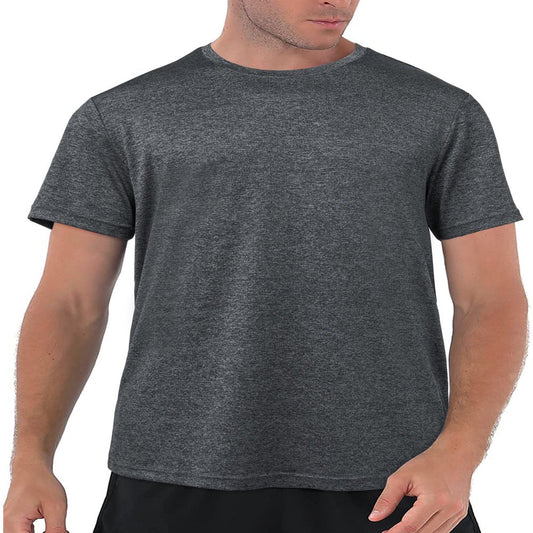 LELINTA Men'S Short Sleeve Rashguard Mens Rashguard UPF 50+ Swimwear Swim Shirt Short Sleeved Tops Blue / Black