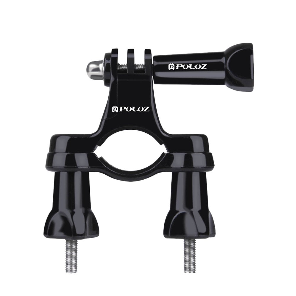 NICEXMAS 2 Pcs Universal Mount Bike Nylon Plastic Handlebar Adapter Mount Camera Fixed Bracket Action Camera Mount Bracket with Screw Compatible for Gopro NEW HERO (Black)