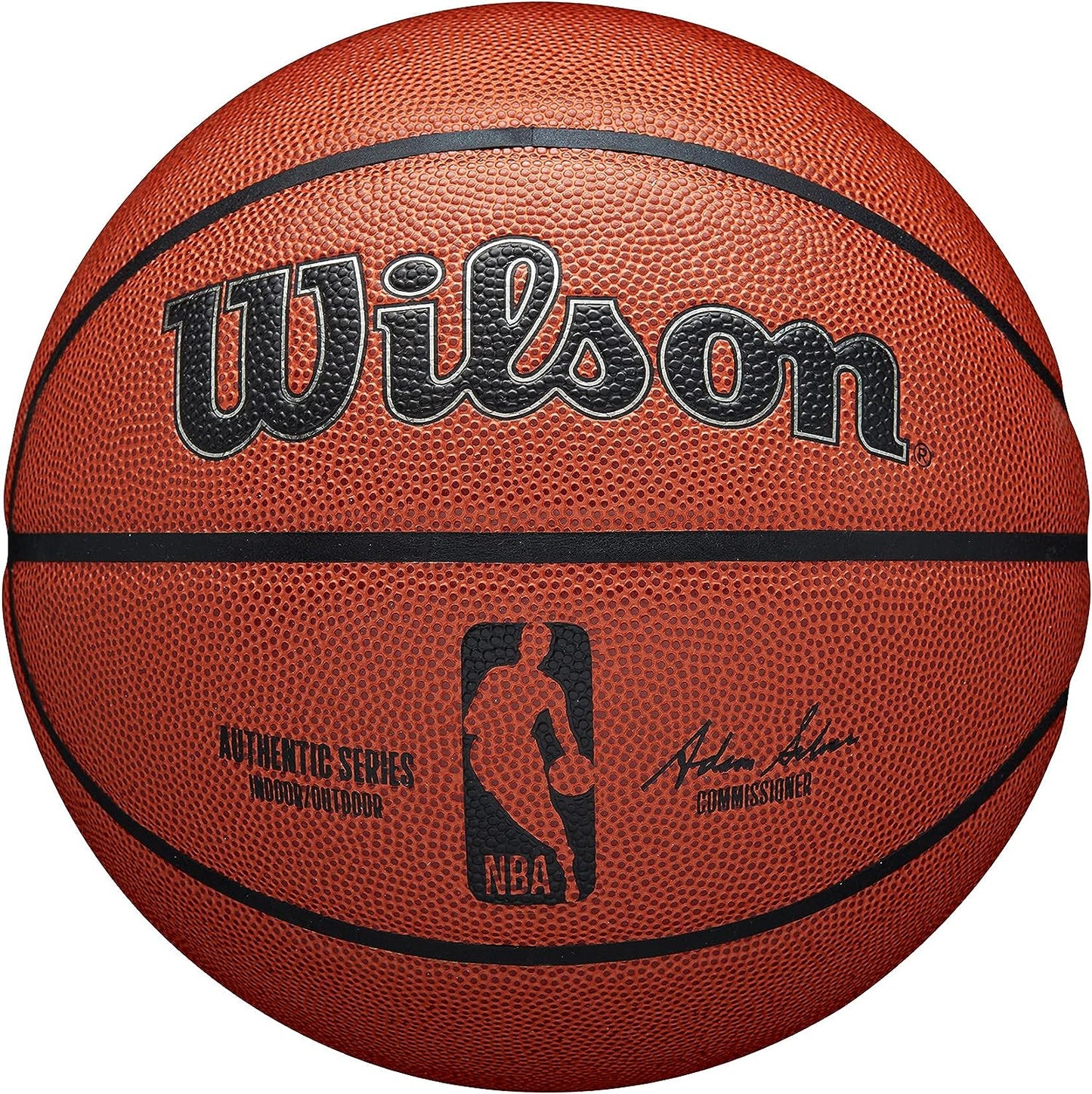 WILSON NBA Authentic Series Basketball - Indoor/Outdoor, Size 7 - 29.5"