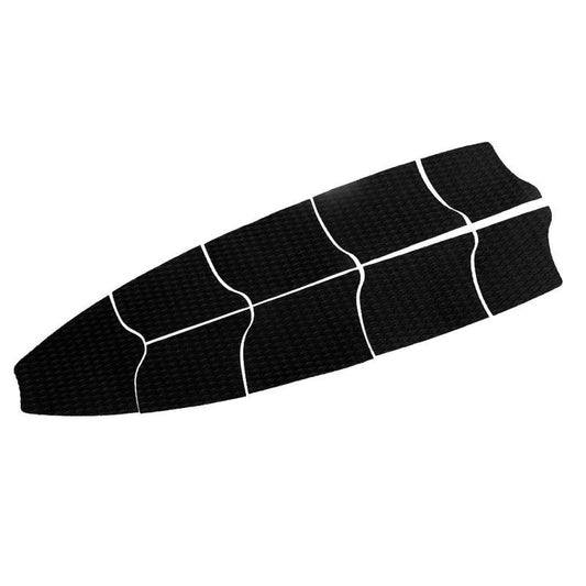 9 Pieces Surfboard Tail Pad / Surf Board Traction Pad / EVA Deck Pad with Adhesive Glue Black