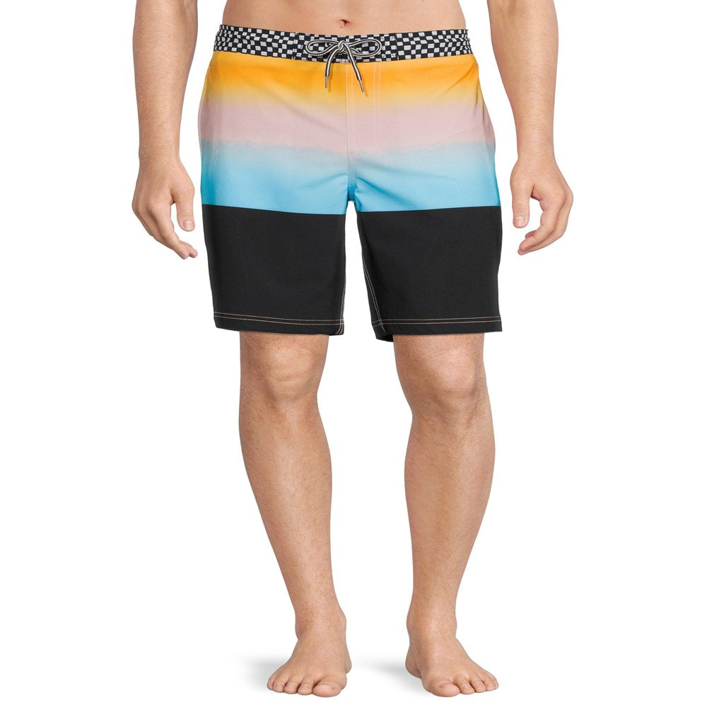 George Men'S and Big Men'S Eboard Swim Trunks, Sizes up to 3XL