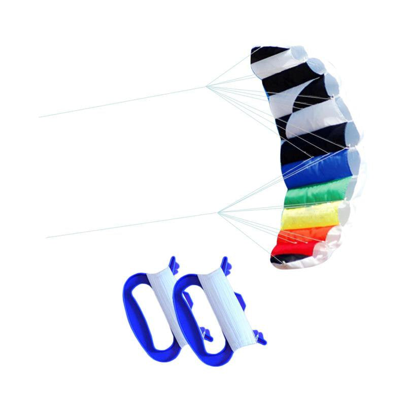 Inflatable Stunt Power Kite Portable Surfing Beach Dual Line Kitesurfing Junior Adults Parafoil Water Sports Kiteboarding Coast