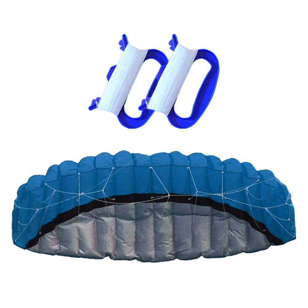2.5M Durable Surfing Parafoil Parachute Games Toy Blue