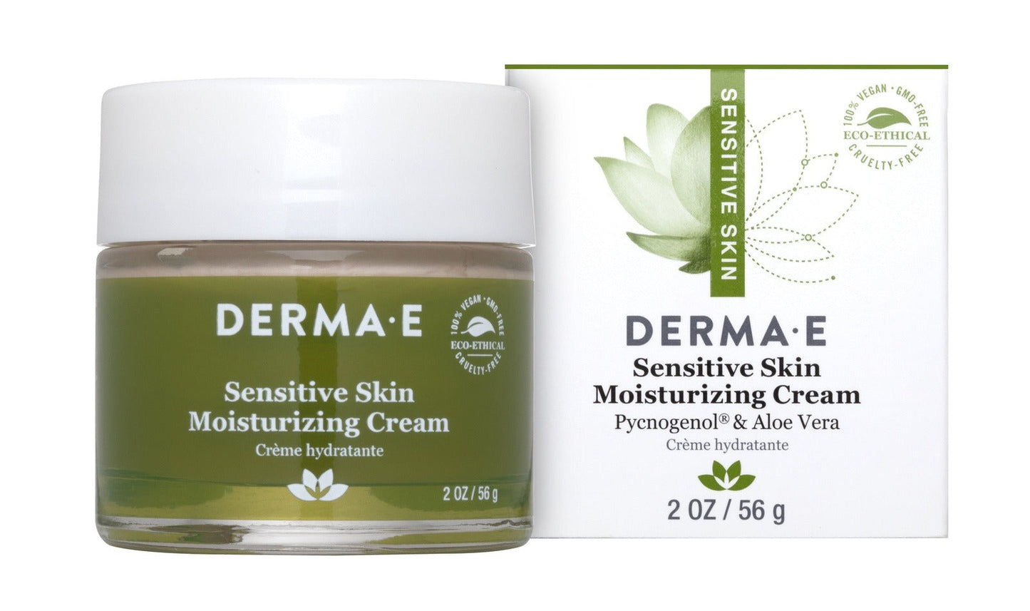 Derma E Sensitive Skin Moisturizing Cream Pycnogenol & Aloe Vera (56 g)