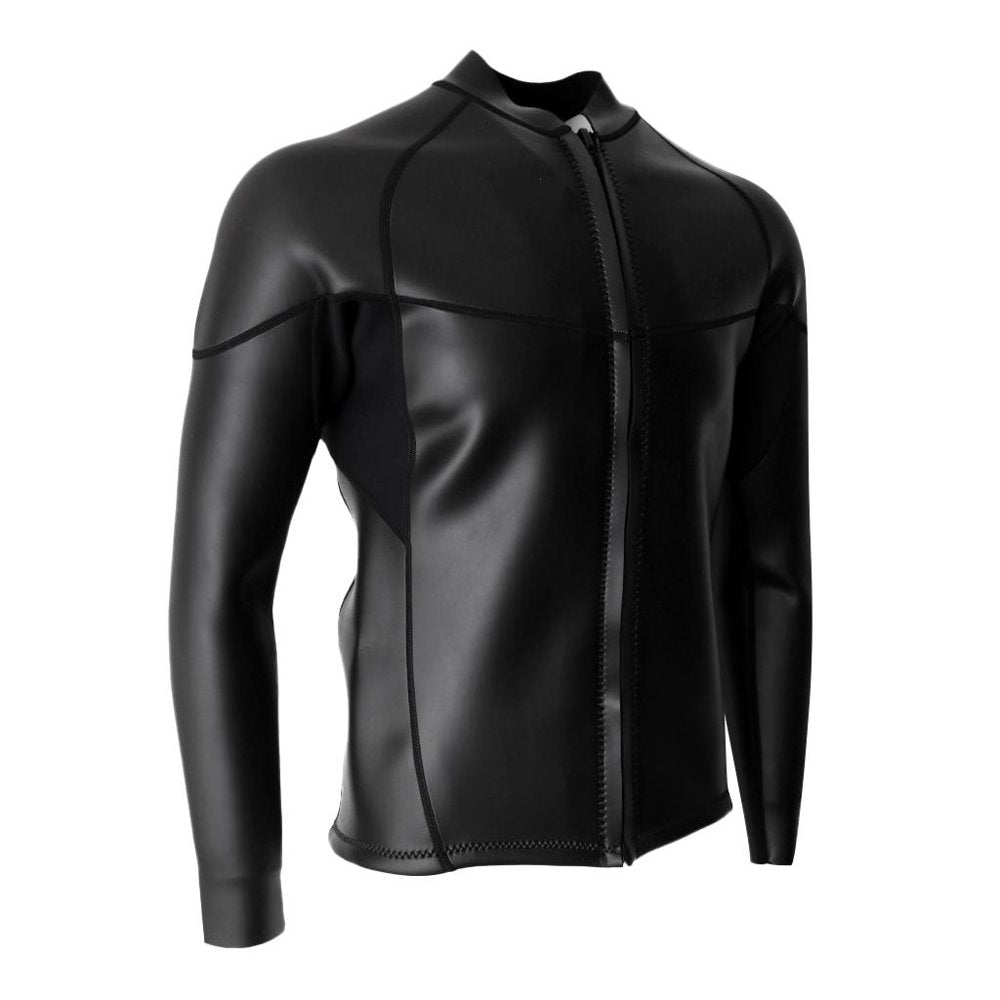 Men'S 2Mm Neoprene Sub Jacket Top Long Sleeve Suit for Diving, Kitesurfing, Wakeboarding, Kayaking, Canoe L
